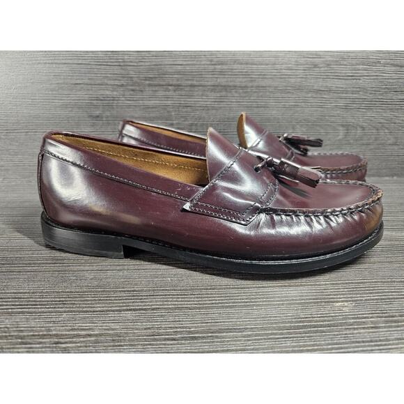 Florsheim Campbell Tassel Loafers Mens 8.5 3E - 12017 Oxblood Burgundy Shoes main image 6